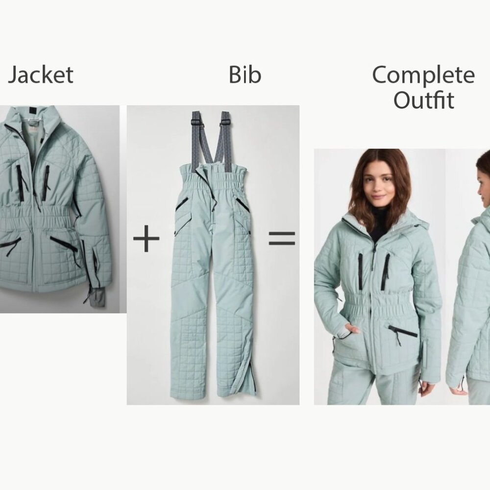 Free People All Prepped Jacket + Bib Combo (2 items)